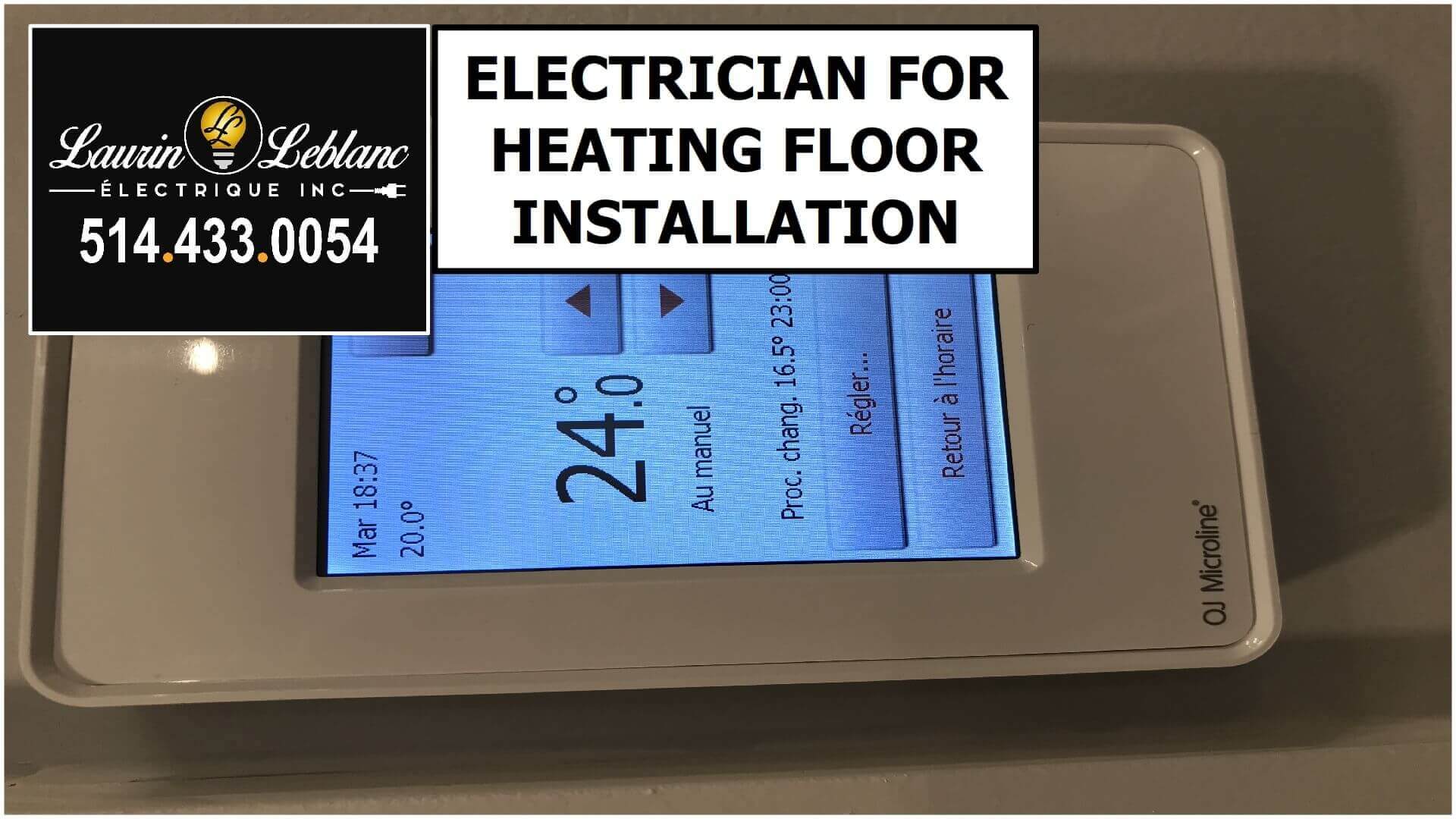 Heated Flooring in Dorval