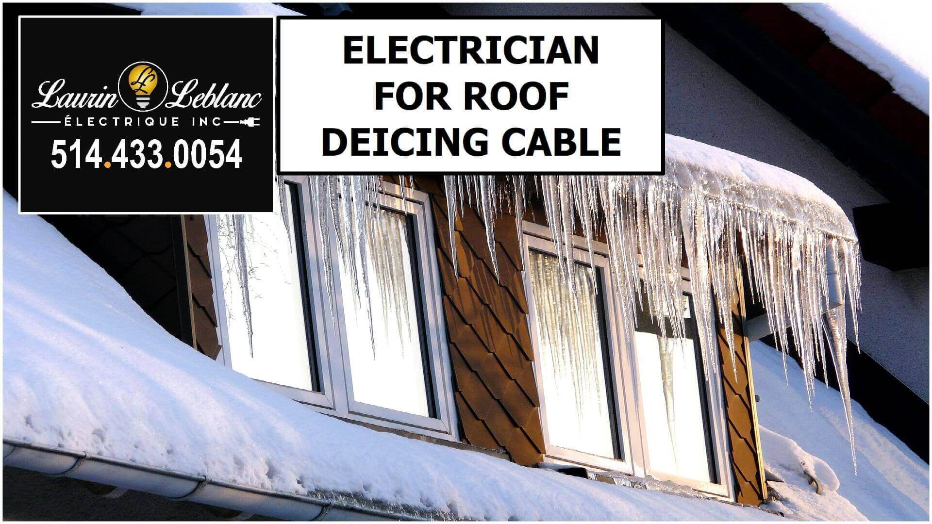 Heated Deicing Cables in Ile-Bizard