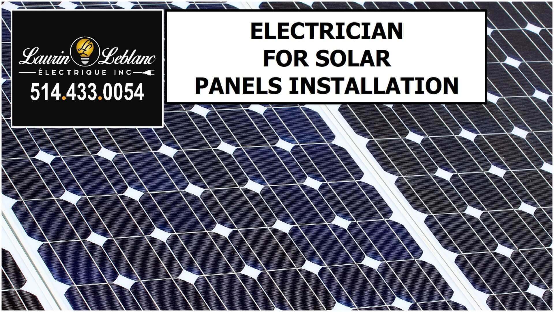 Electrician Solar Panels in Dollard-des-Ormeaux