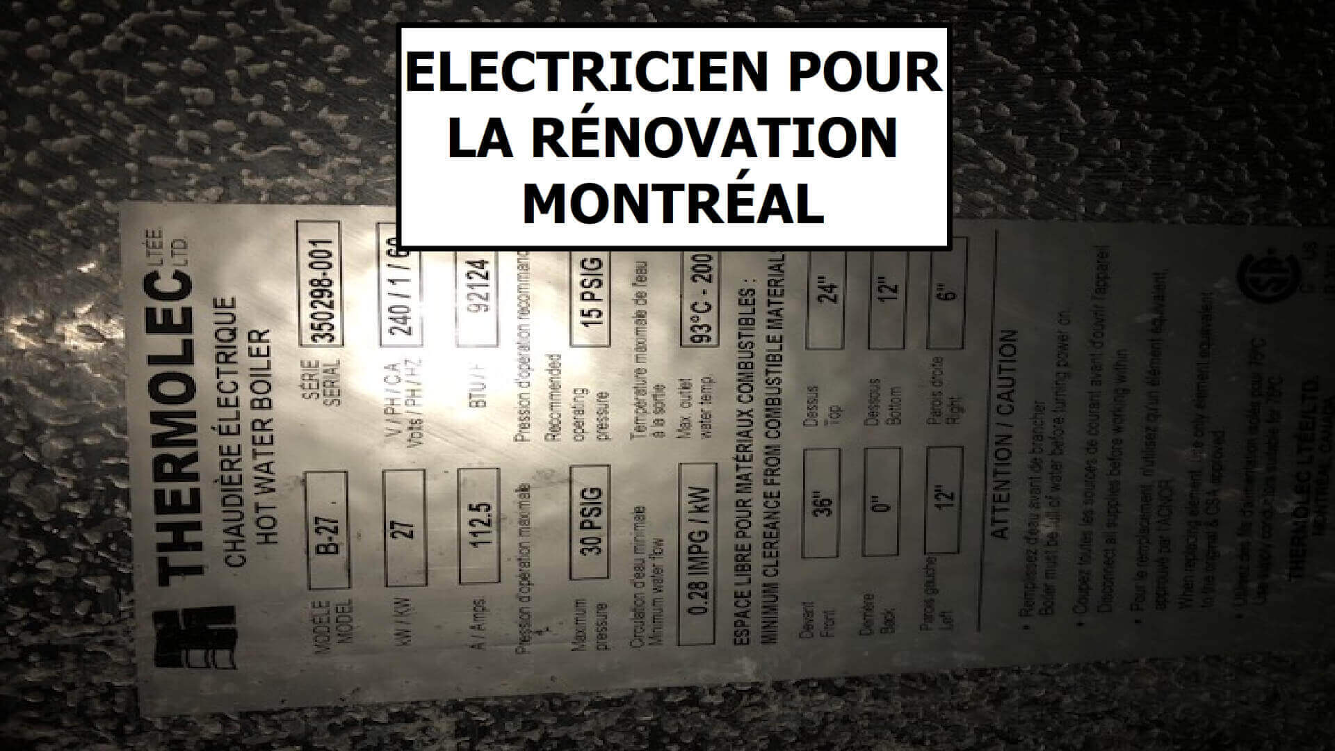 Électricien Rénovation à Hudson