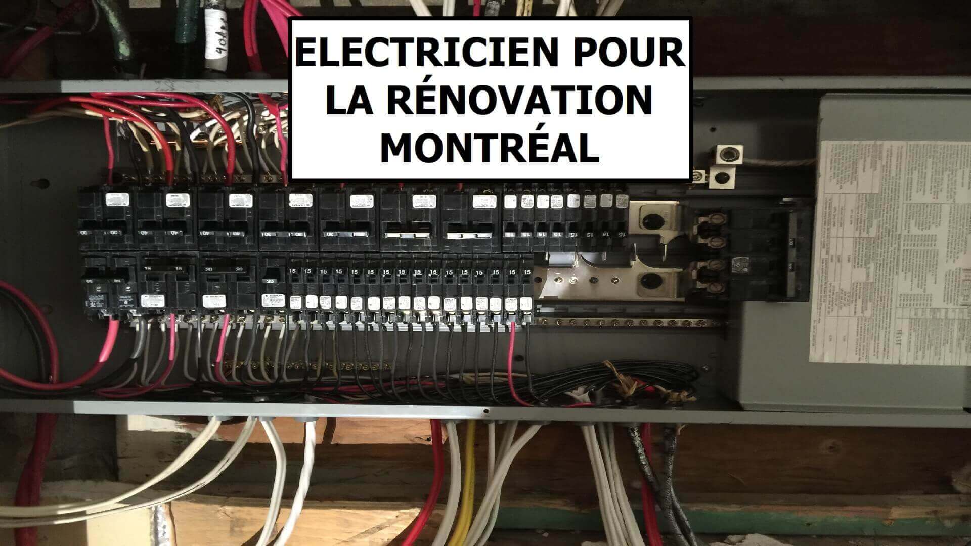Électricien Rénovation à Laval