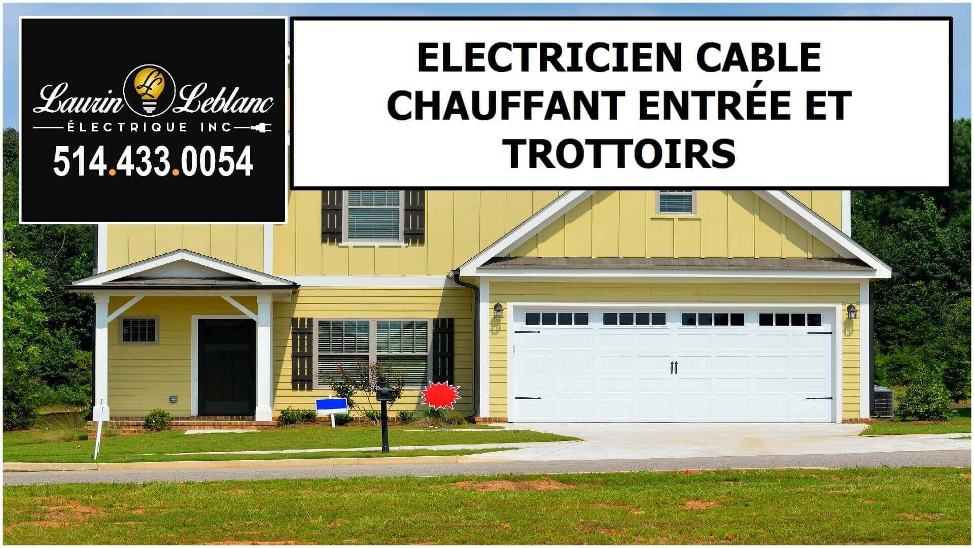 Installation cable chauffant à Rigaud