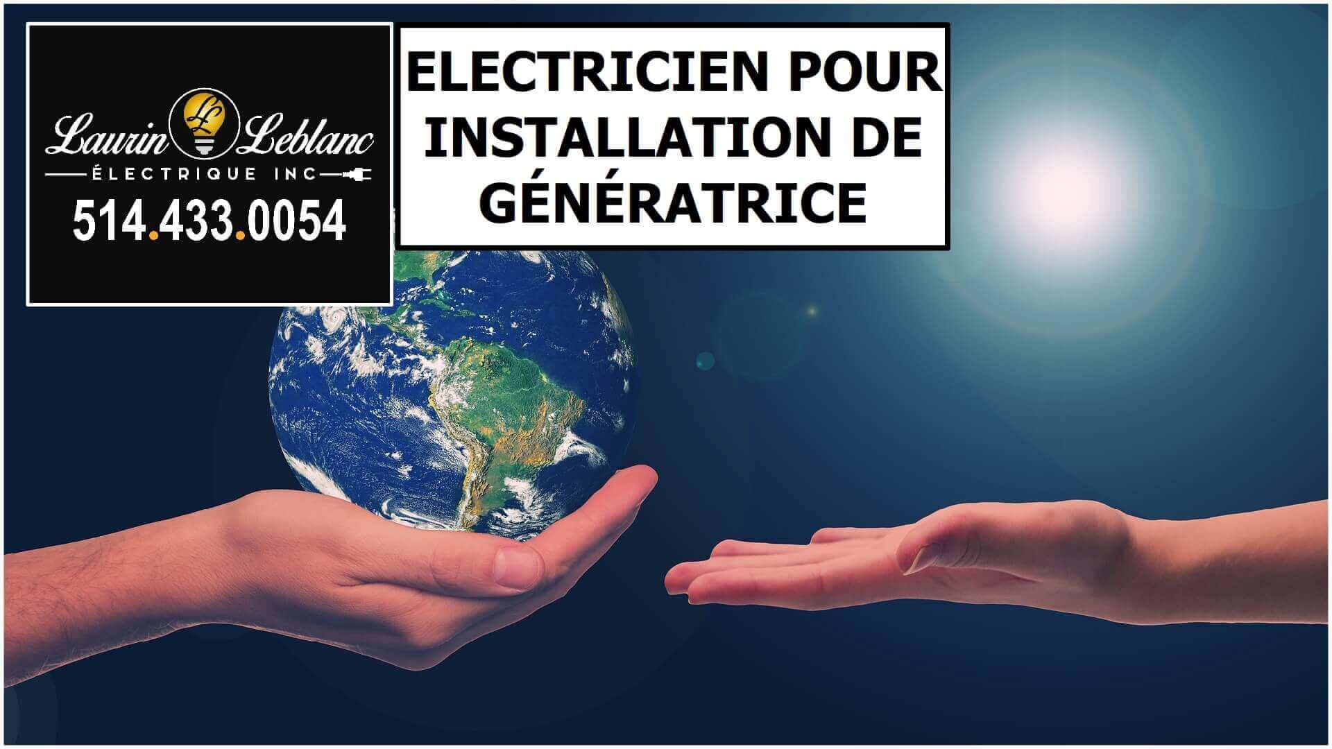 Installation Génératrice à Saint-Lazare