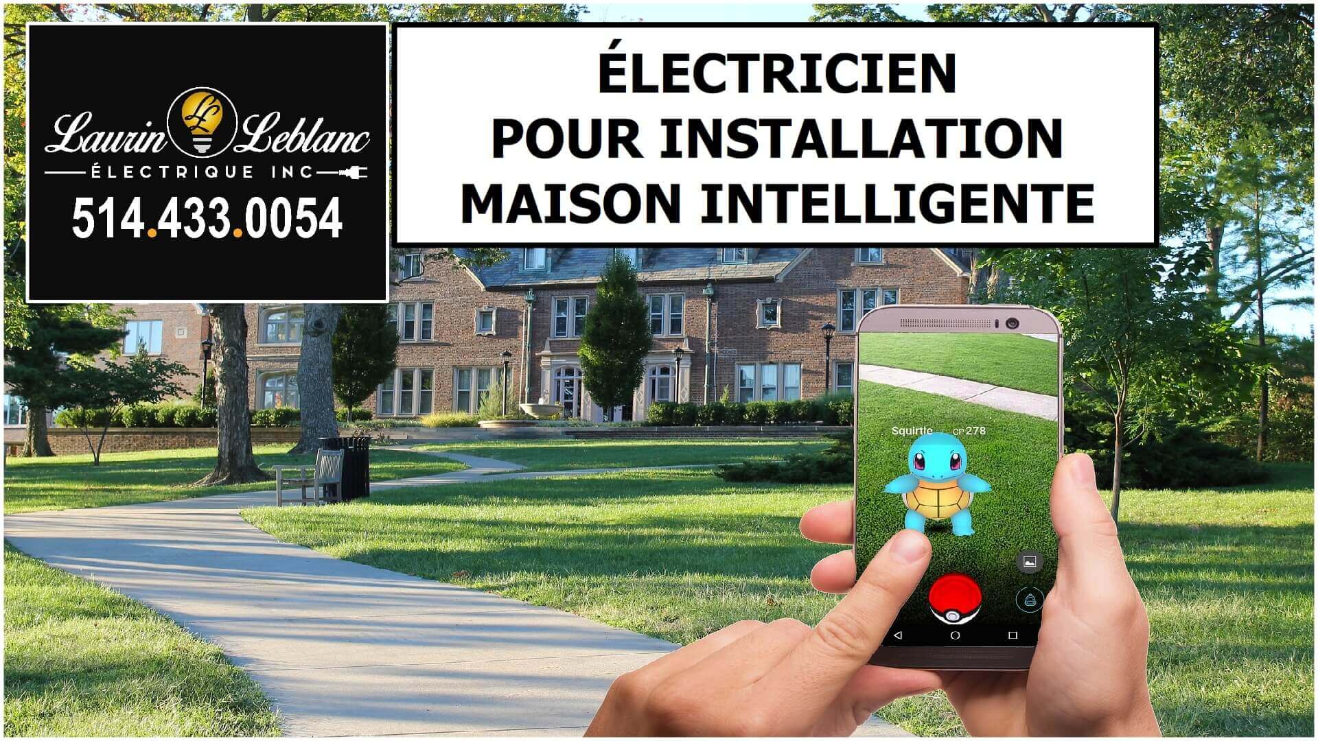 Installation maison intelligente à Notre-Dame de l'île Perrot