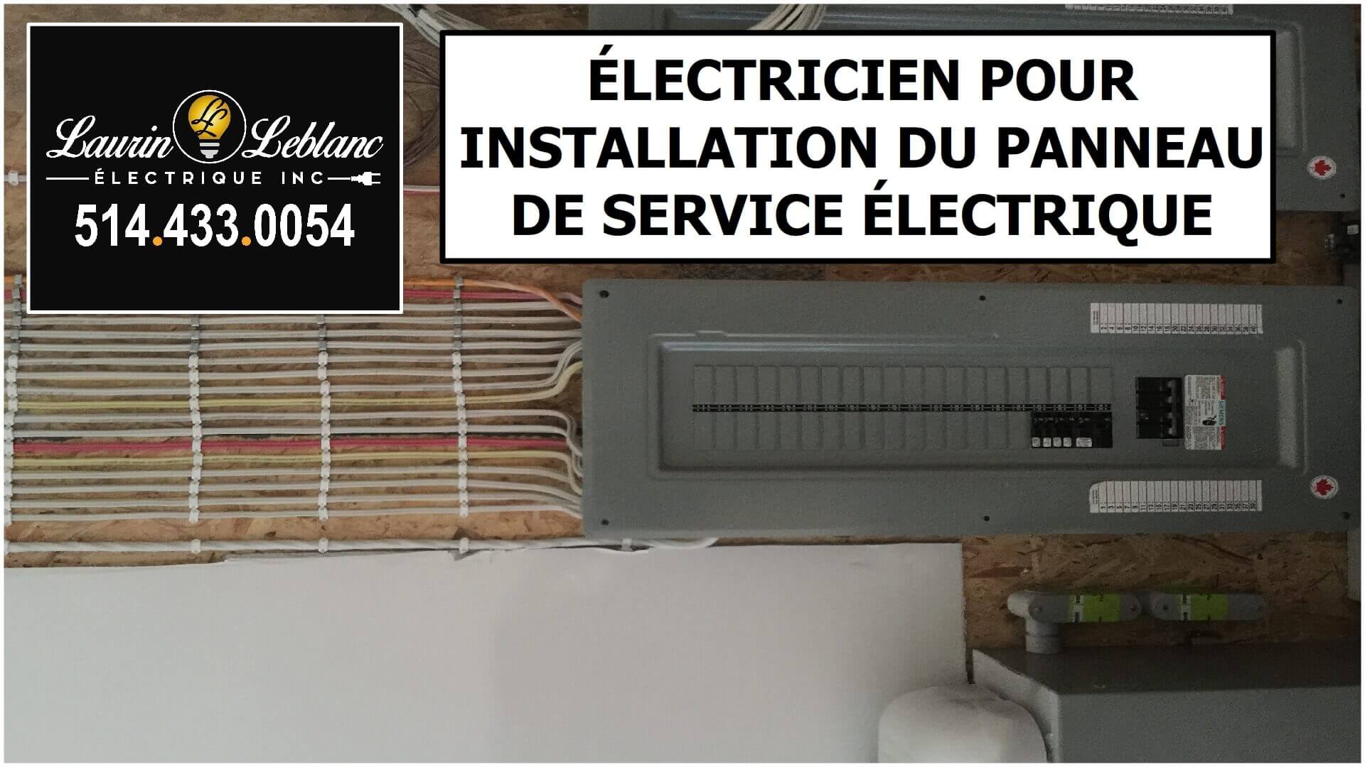 Installation Panneau Service à Kirkland