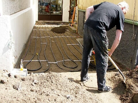 Heated Flooring Installation interior house in Kirkland, West Island