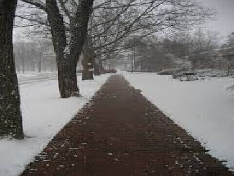 Driveway heating cables installation, city walkway in Beaconsfield, West Island