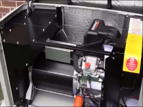Inside view of a Generator installation in Vaudreuil, West Island